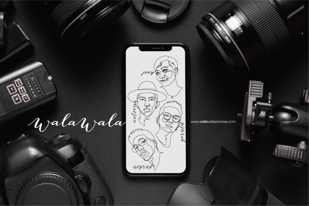 Marketing collateral - Line art identity